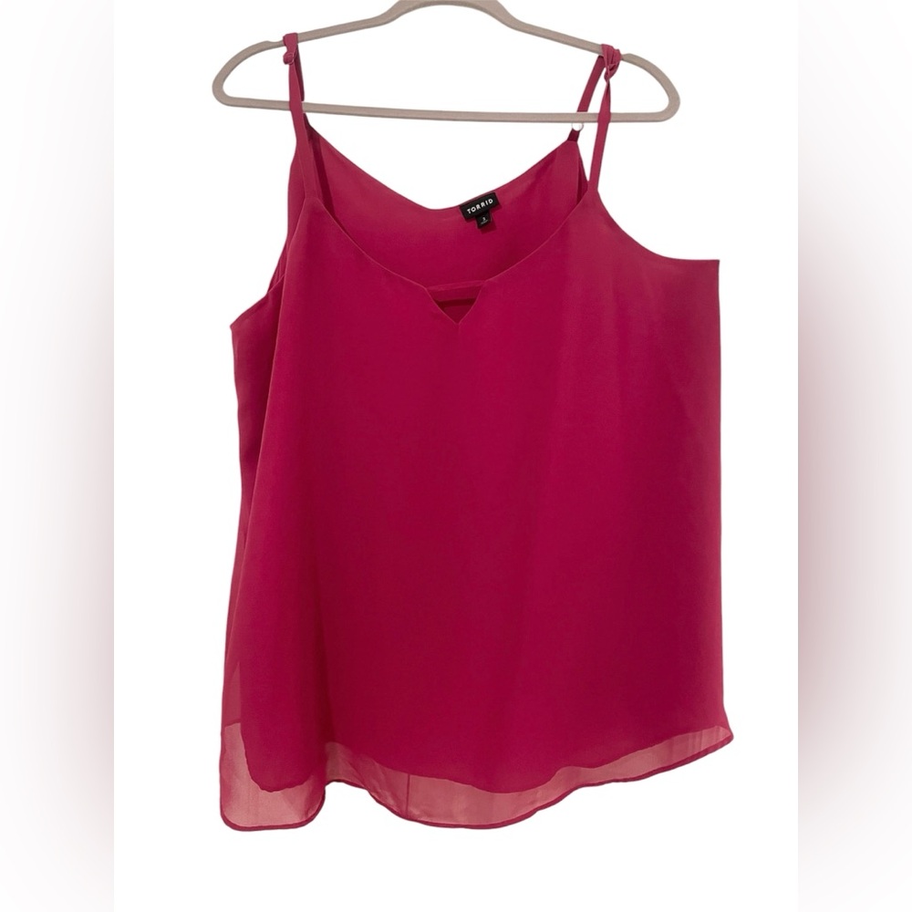 Torrid Dark Pink Tank Size 3